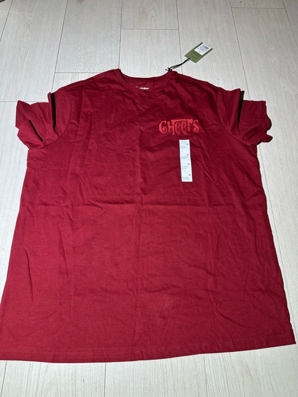 New Good Fellow "cheers" red tshirt